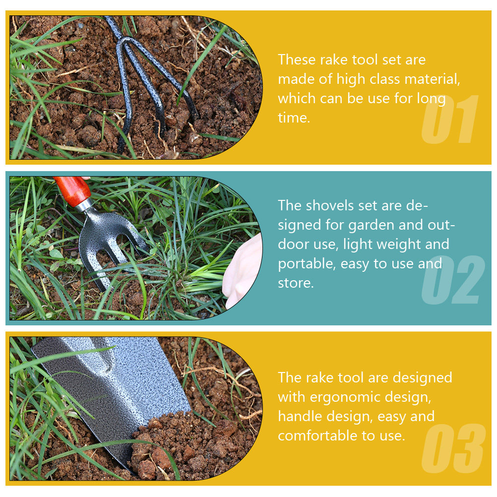 Gardening Tools Trowel - Set Professionale di Attrezzi da Giardinaggio