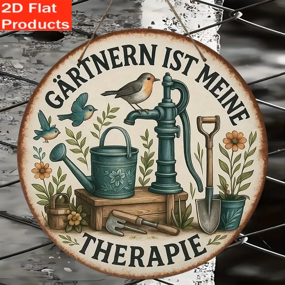 Piatto 2D: 1 cartello da giard - Gardening Tools German recensione e prezzo