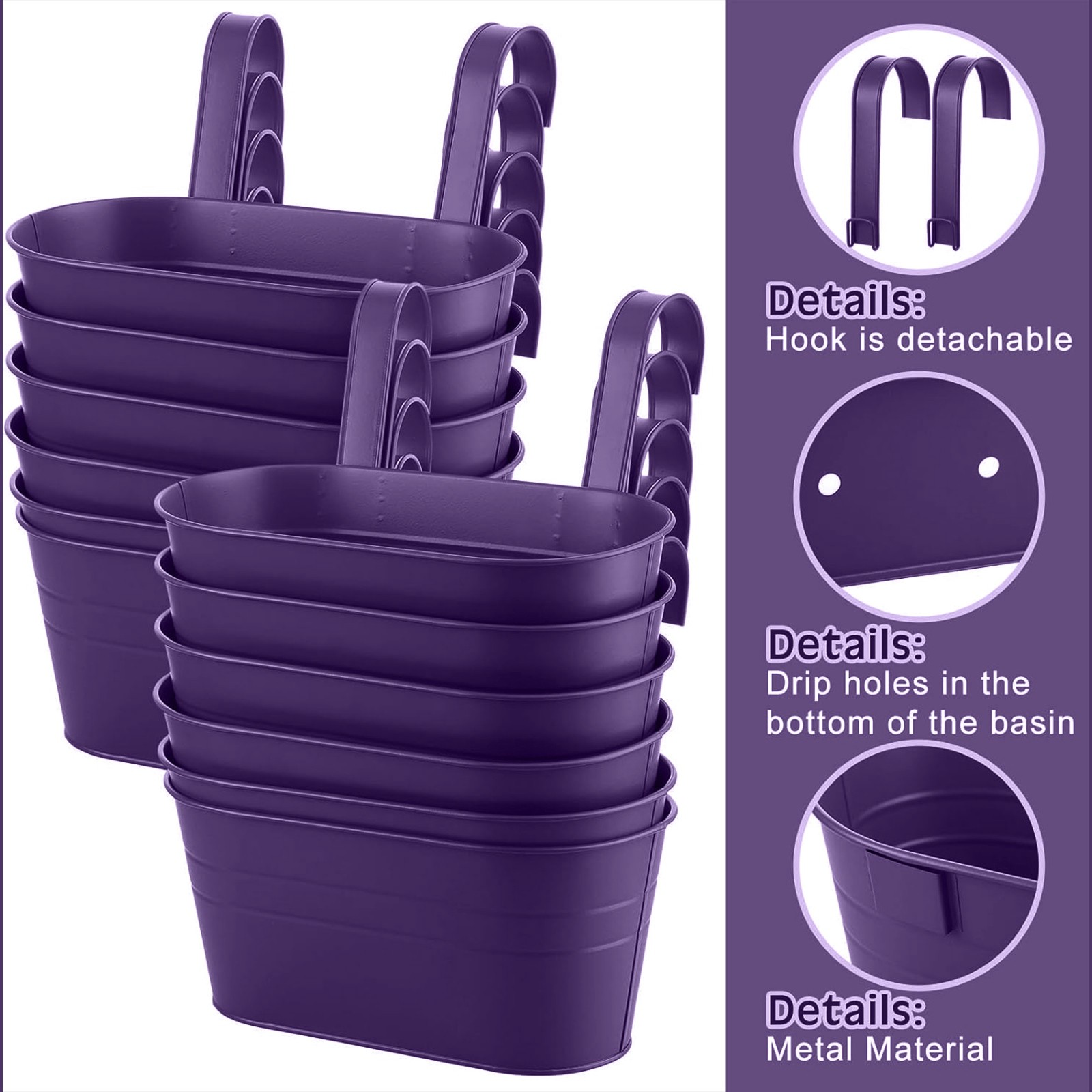 Vasi da fiori sospesi in ferro - Vertical Wall Planter recensione e prezzo