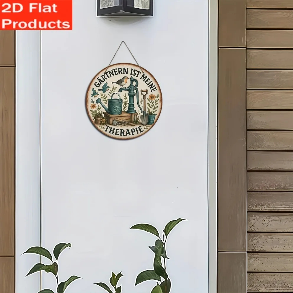 2D Piatto: 1 Insegna Vintage d - Gardening Tools German recensione e prezzo